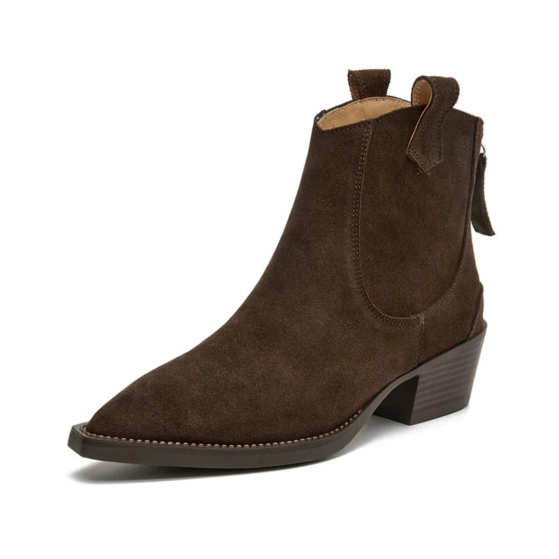 Corinne Bottines en Daim