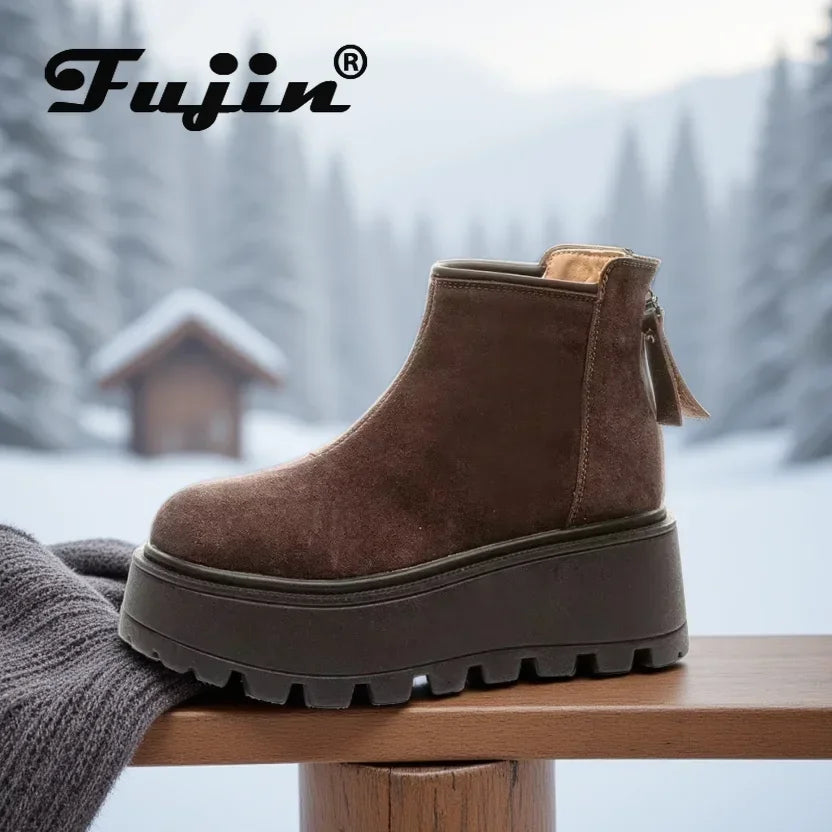 Chantal Bottines Plateforme en Daim