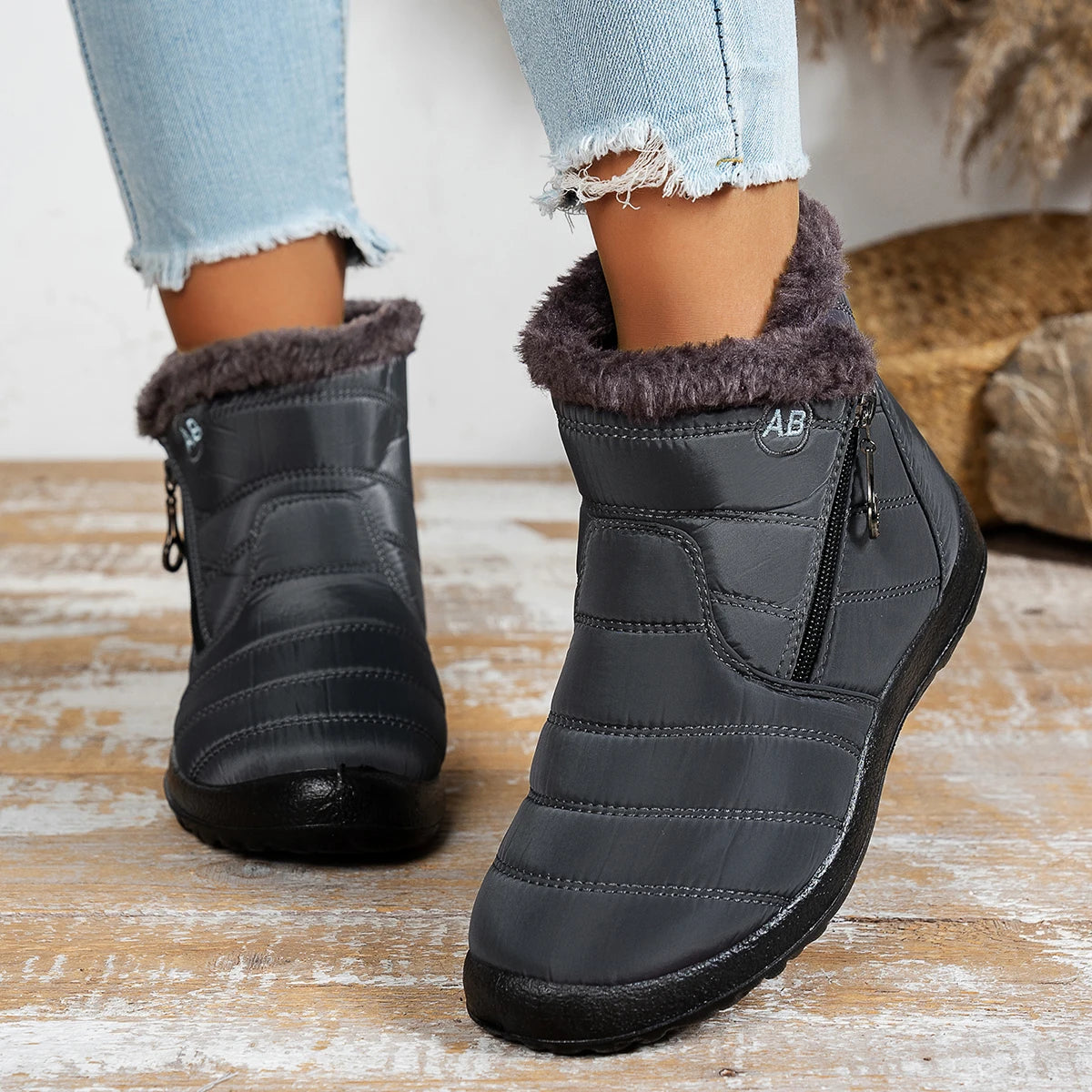 Nathalie Bottines Fourrées