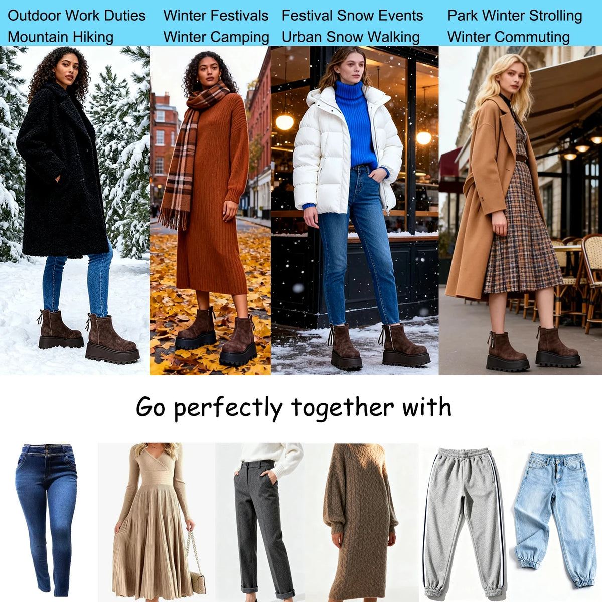Chantal Bottines Plateforme en Daim