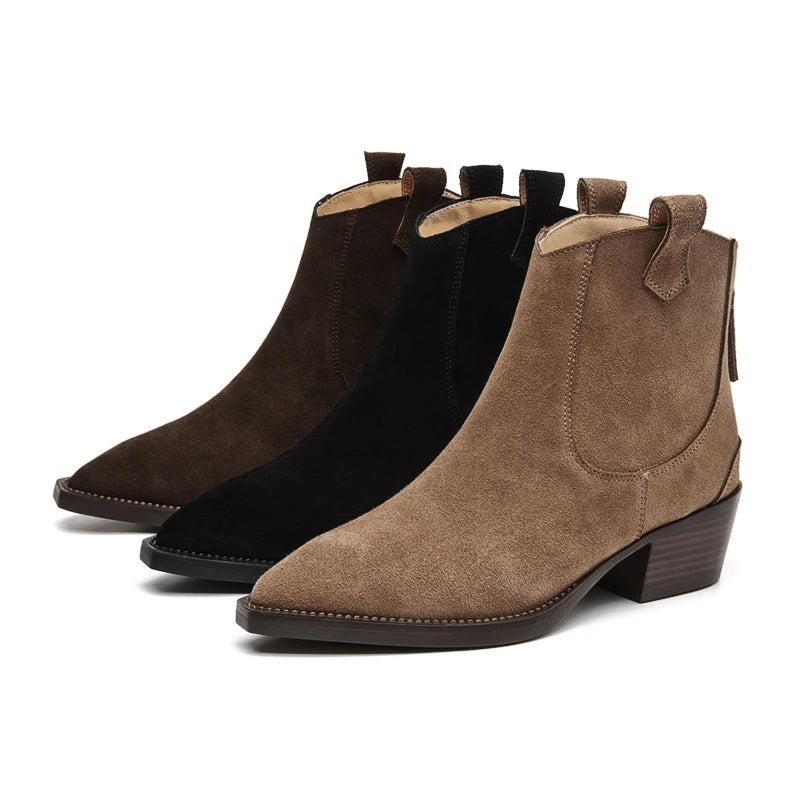 Corinne Bottines en Daim