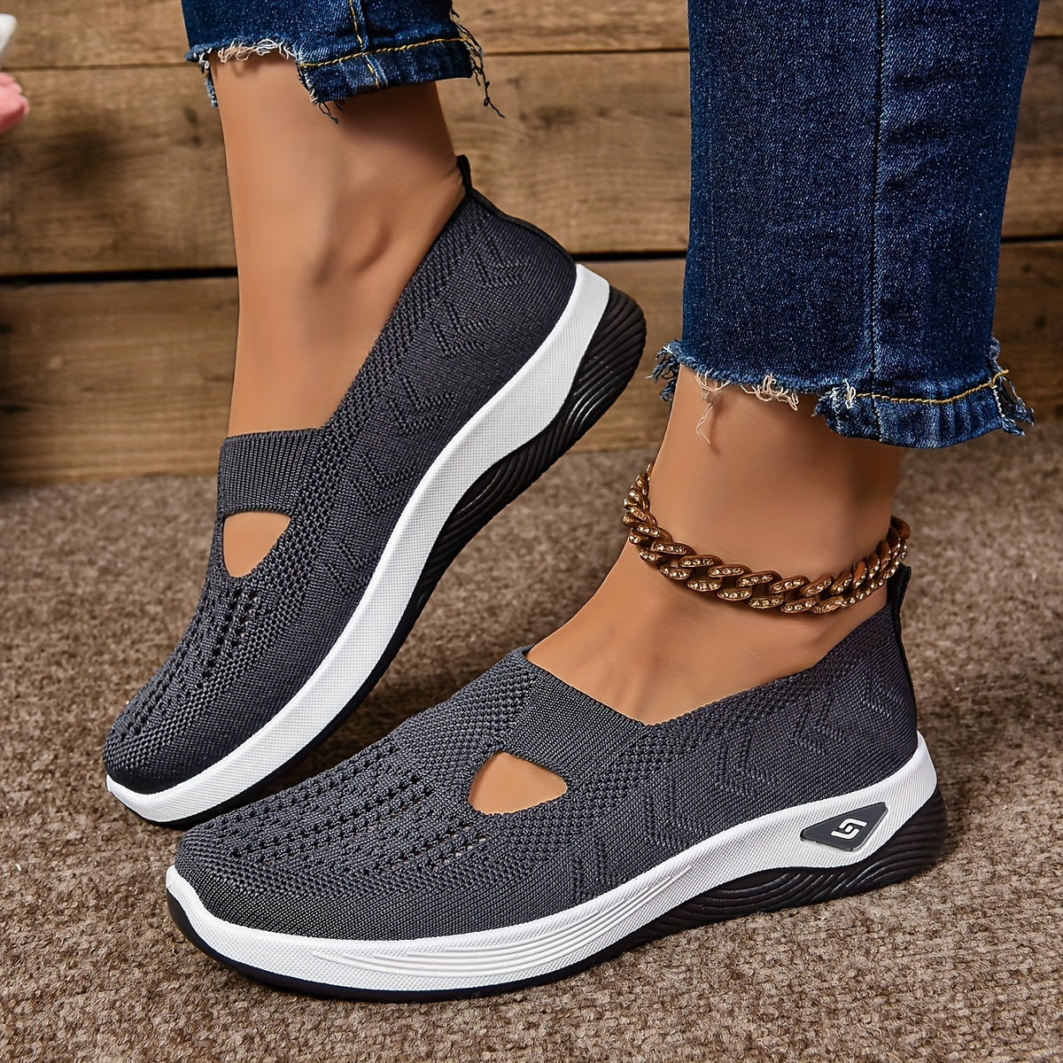 Nina Sneaker Maille — Légèreté & Élégance