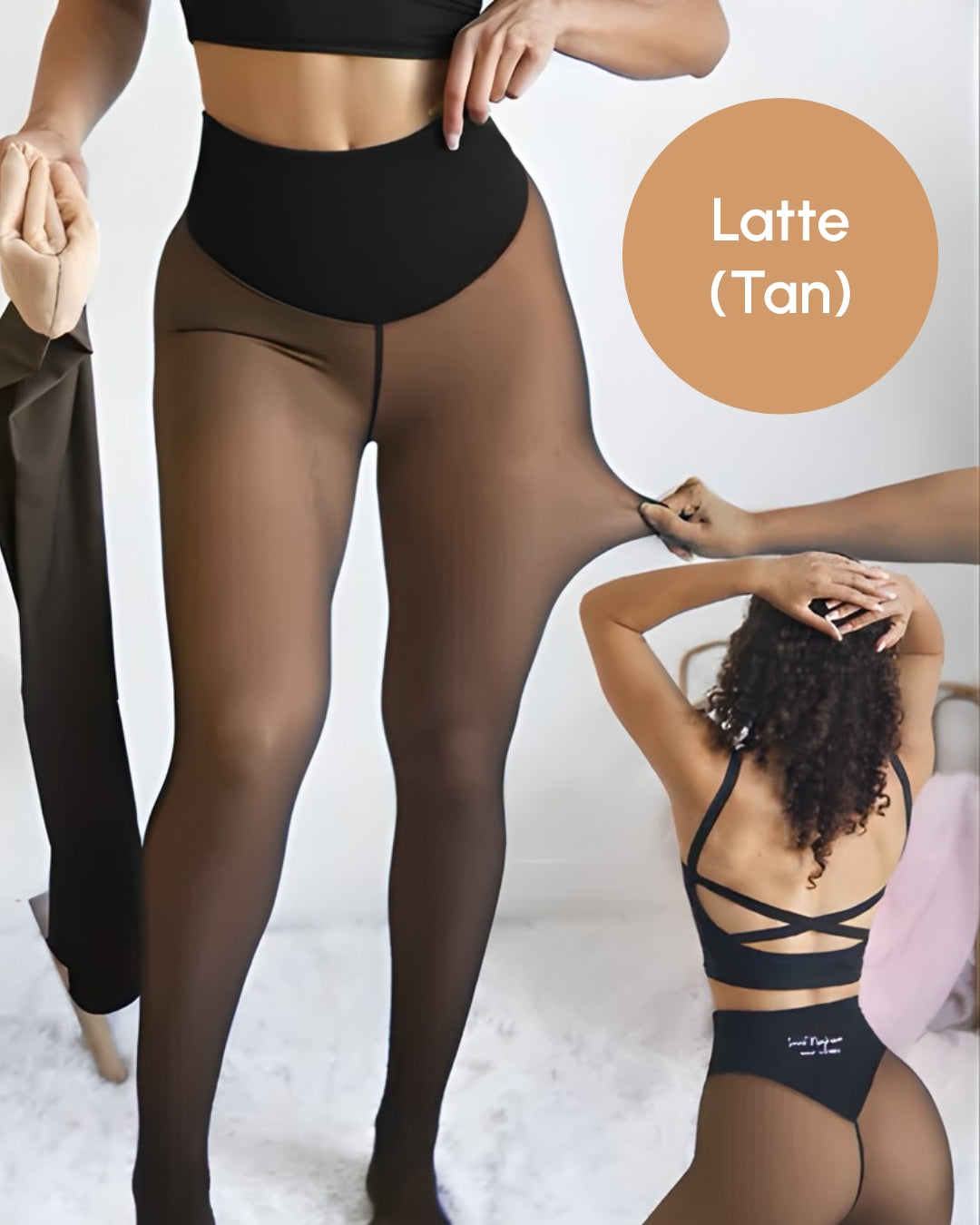 Velours Nude Fleece legging