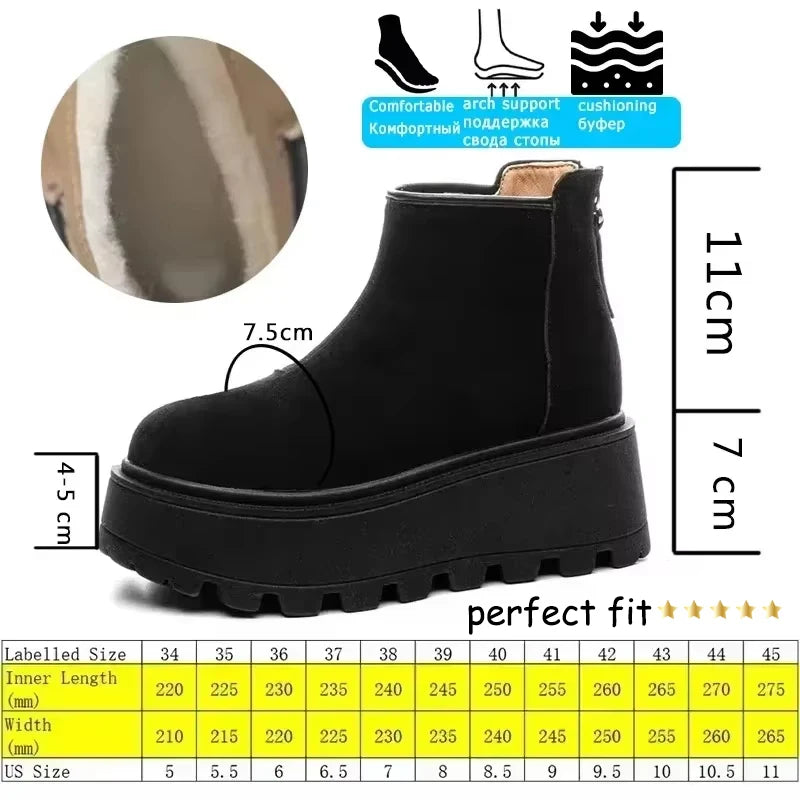 Chantal Bottines Plateforme en Daim