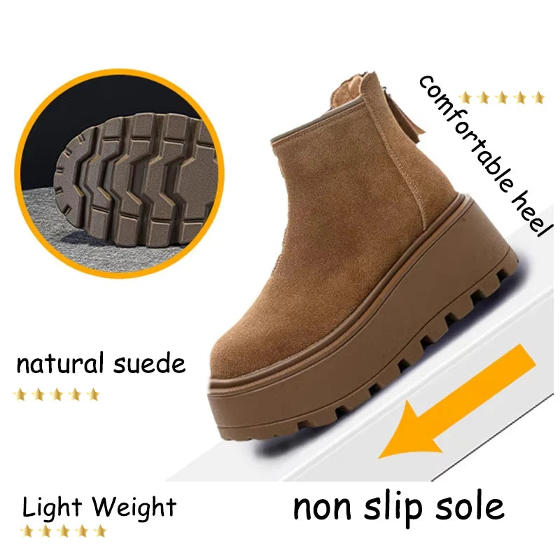 Chantal Bottines Plateforme en Daim