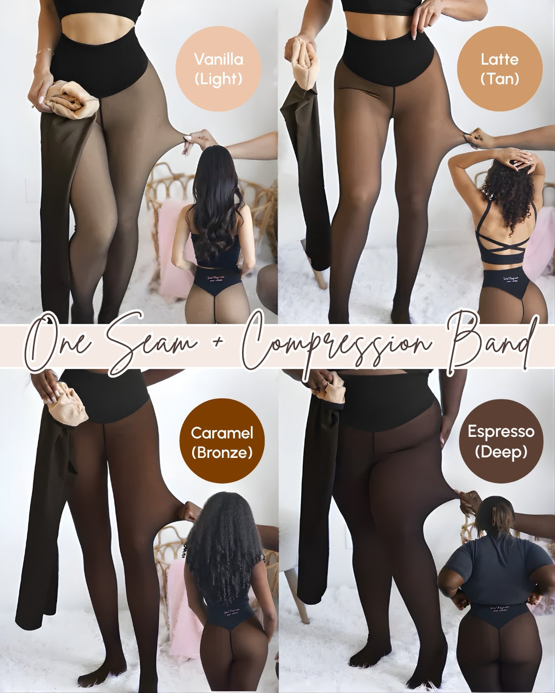 Velours Nude  Fleece legging