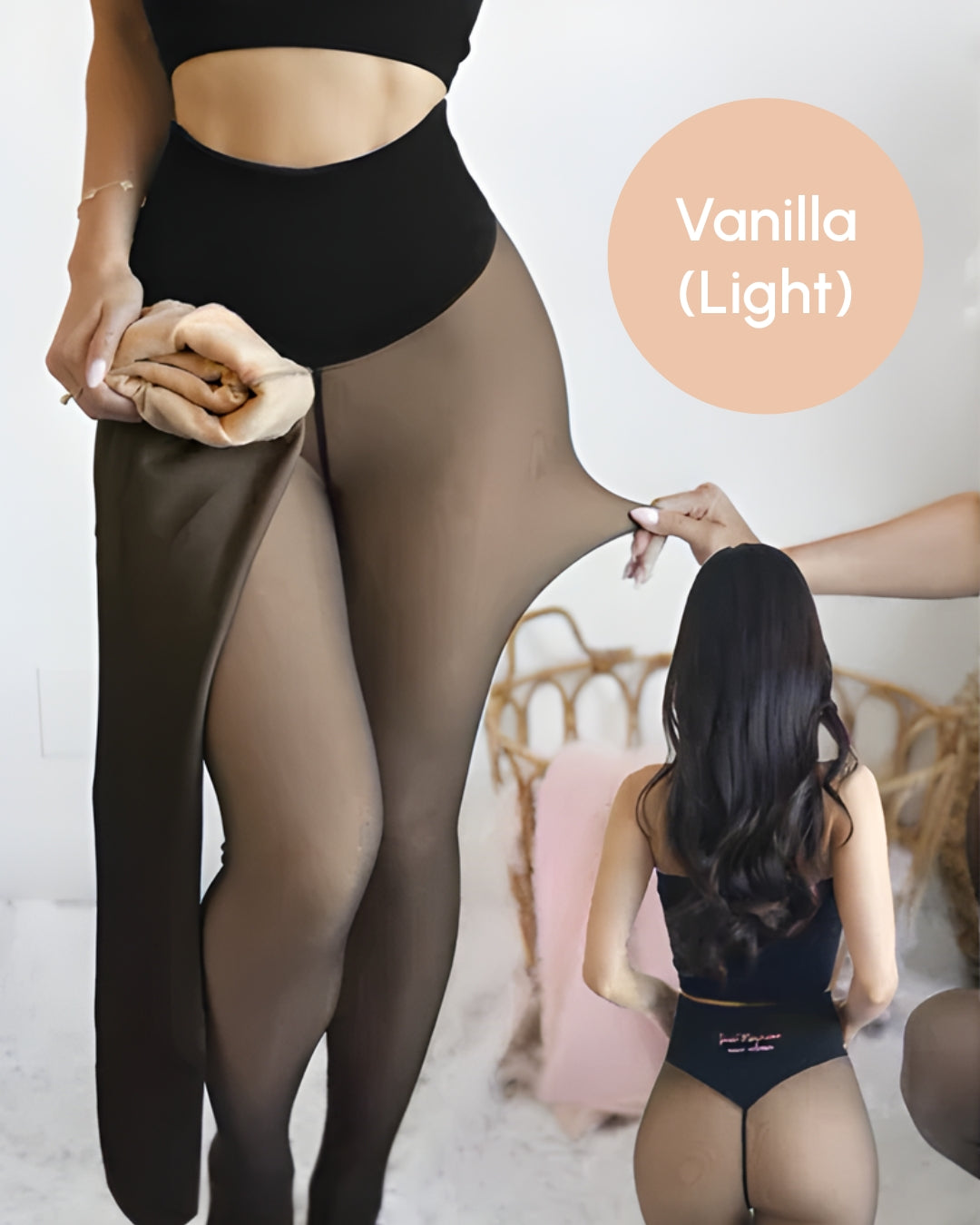 Velours Nude  Fleece legging