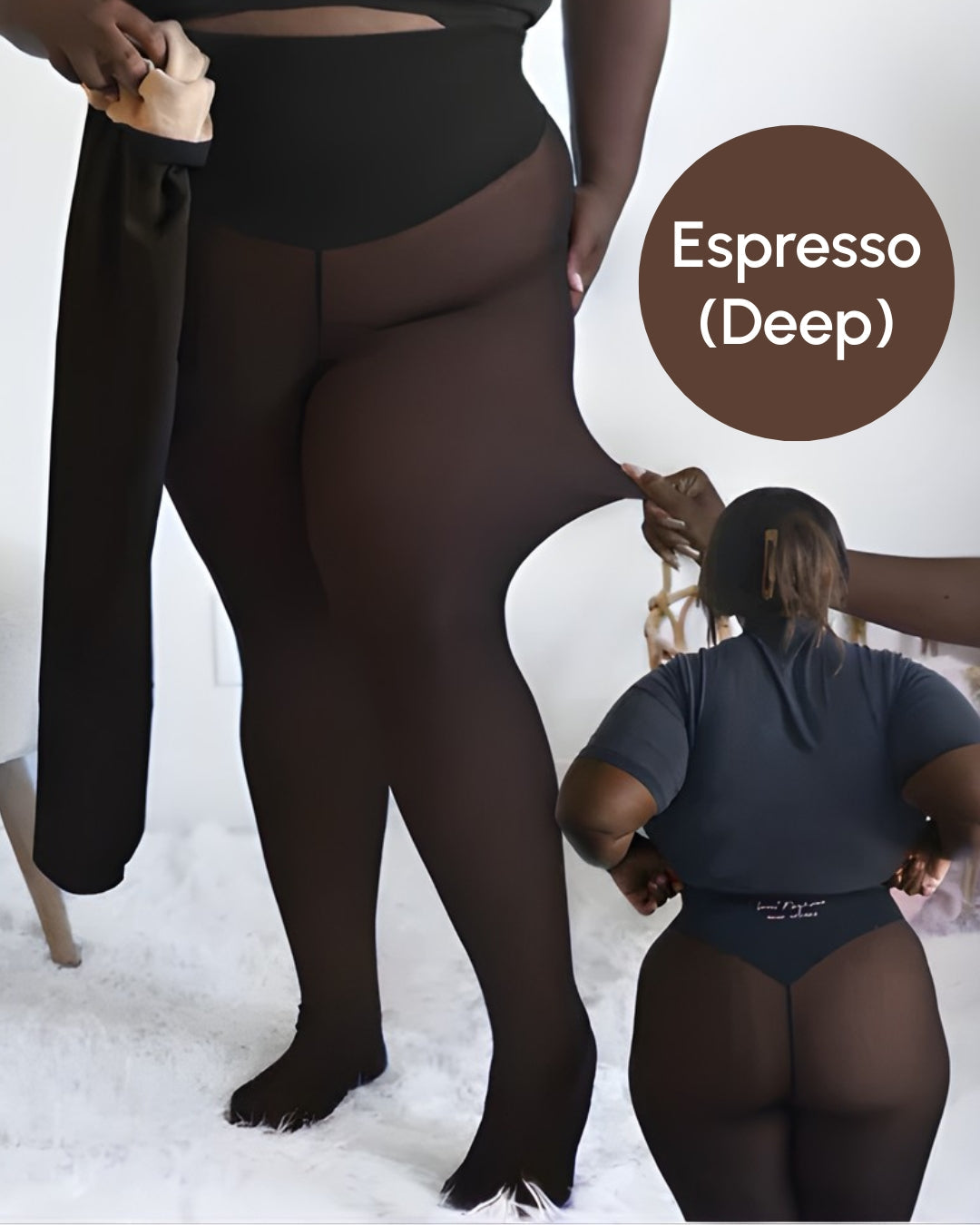 Velours Nude  Fleece legging